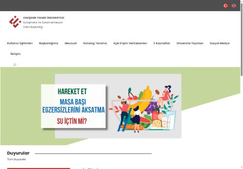 Eskişehir Teknik Üniversitesi - Kütüphane Ve Dokümantasyon Daire Başkanlığı