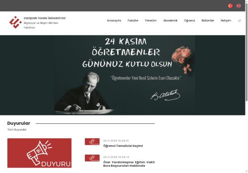 Eskişehir Teknik Üniversitesi - Bilgisayar ve Bilişim Bilimleri Fakültesi