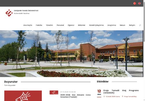 Eskişehir Teknik Üniversitesi - Mühendislik Fakültesi