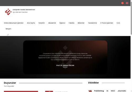 Eskişehir Teknik Üniversitesi - Spor Bilimleri Fakültesi