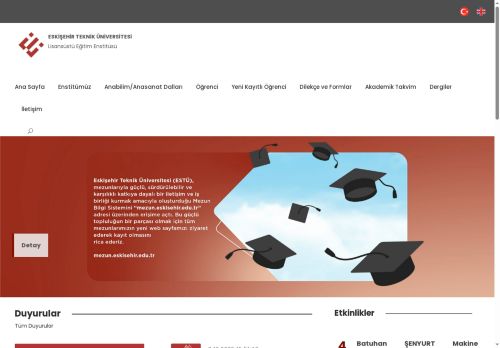 Eskişehir Teknik Üniversitesi - Lisansüstü Eğitim Enstitüsü