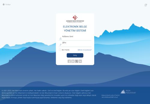 enVision - Giriş Sayfası