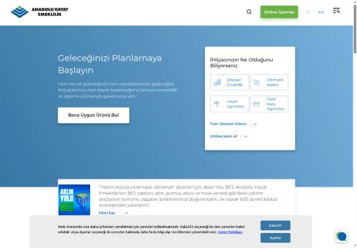 Anadolu Hayat Emeklilik - Hayat Sigortası & Bireysel Emeklilik