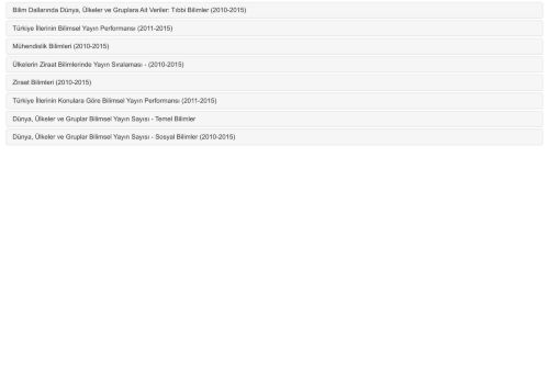 Bibliyometri Yönetim