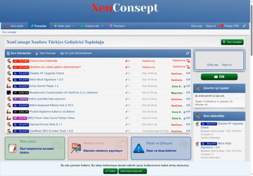 XenConsept Xenforo Türkiye Geliştirici Topluluğu