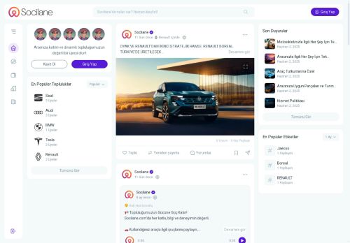 Socilane – Tutkunuzu Yolların Ötesine Taşıyın