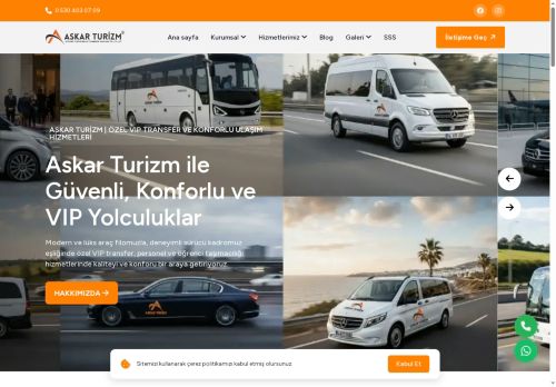 Askar Turizm | Özel VIP Transfer ve Konforlu Ulaşım Hizmetleri
