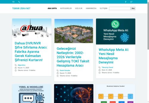 Teknik Zeka Net | Teknik Zeka - Teknoloji & Bilim & Akıl 