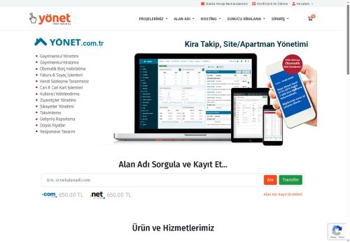 Ana Sayfa - Yönet Yazılım