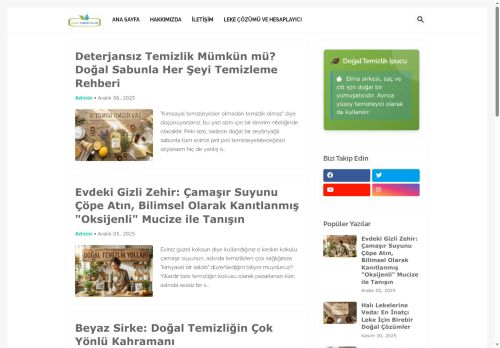 Doğal Temizlik Yolları