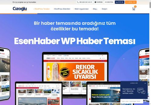 EsenHaber WordPress Haber Teması - Cızoğlu Bilişim