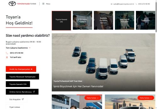 Toyota Plaza Toyan | Ankara Çankaya Toyota Bayi