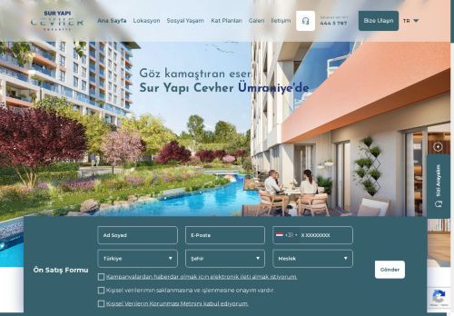 Ana Sayfa - Aradığınız Mutluluk Sur Yapı Cevher Konut Projesinde!