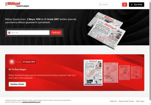 Milliyet Gazete Arşivi