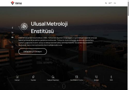 UME - Ulusal Metroloji Enstitüsü — TÜBİTAK UME
