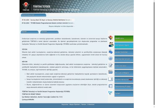 TÜBİTAK TEYDEB Proje Değerlendirme ve İzleme Sistemi - PRODİS