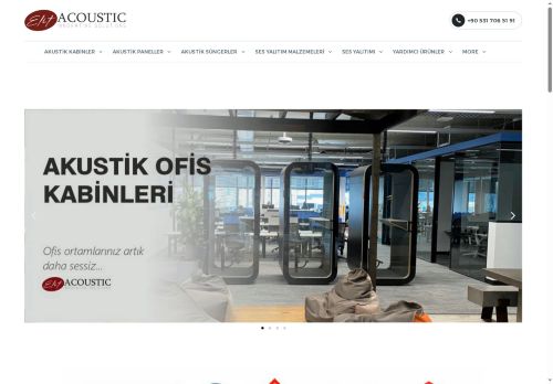 Akustik Kabinler | Kumaş Kaplı Akustik Paneller | Ofis, İnşaat Ses Yalıtımı