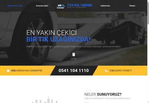 Balıkesir Oto Çekici - Genç Oto Kurtarma