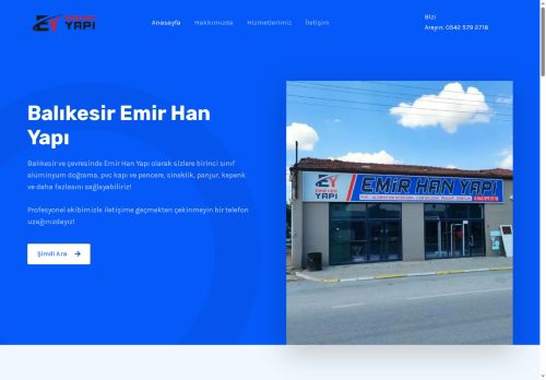 Balıkesir Emirhan Yapı – Balıkesir Aliminyum Doğrama, Cam Balkon