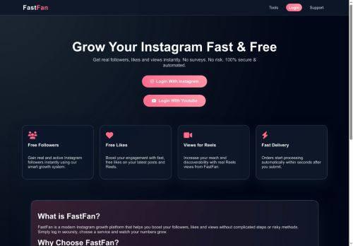 FastFan – Free Instagram Followers, Likes & Views