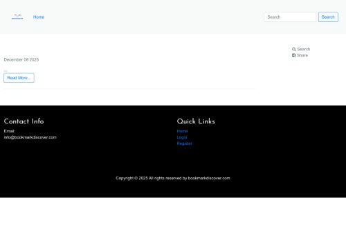 bookmarkdiscover.com | Social Bookmarking for Visibility.