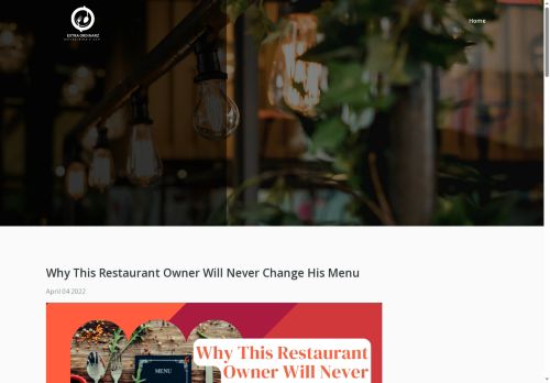 Extra Ordinarz Resturant