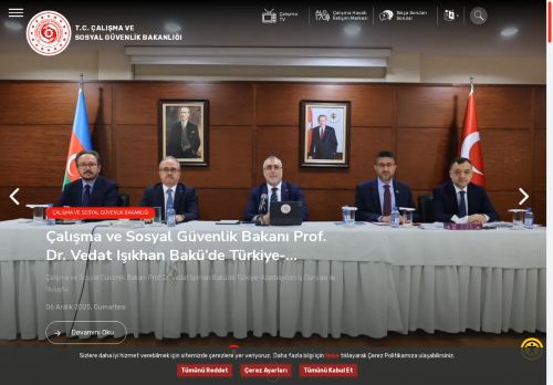 T.C. Çalışma ve Sosyal Güvenlik Bakanlığı | Anasayfa