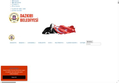 Dazkırı Belediyesi Resmi Web Sitesi