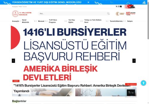 MEB YÜKSEKÖĞRETİM VE YURT DIŞI EĞİTİM GENEL MÜDÜRLÜĞÜ