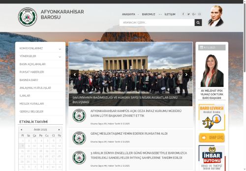 AFYONKARAHİSAR BAROSU | www.afyonbaro.org.tr/