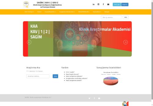 SAGİM | Klinik Araştırmalar Veritabanı