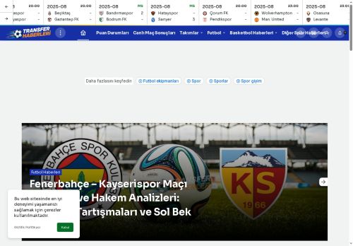 Transfer Haberleri - Son Dakika Transfer ve Spor Haberleri