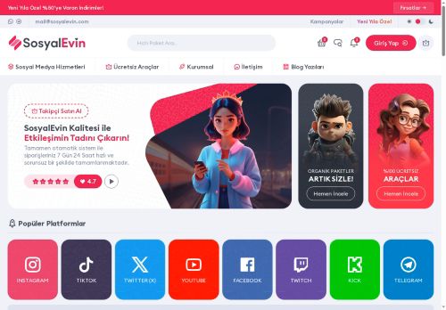 Takipçi Satın Al - Sosyal Evin