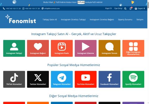 Instagram Takipçi Satın Al - Şifresiz, Ucuz ve 7/24 Destek - Fenomist