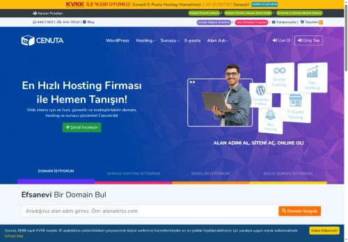 Türkiye’nin En Hızlı ve Güvenilir Web Hosting Çözümleri – Uygun Fiyatlı Domain ve Sunucu Hizmetleri | Cenuta