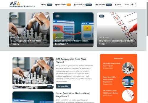 Profesyonel SEO Uzmanı - Muhammed Enes AVCI