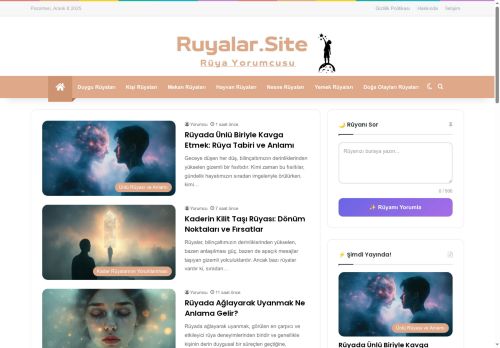 Rüyalar - Rüya Yorumcusu