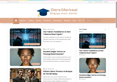 Ders Merkezi - Bilgiye Hızlı Adım!