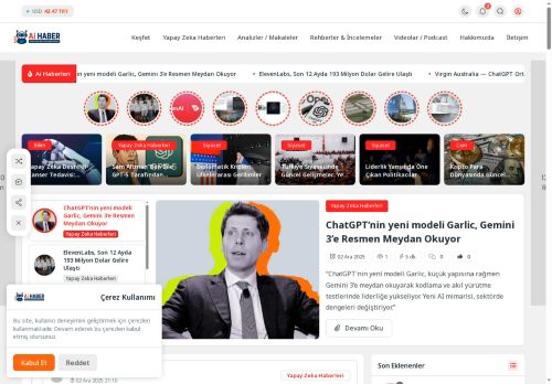 Ai Haber - Türkiyenin Yapay Zeka Haber Portalı