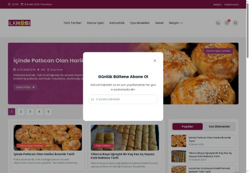 İlk Hobi » Tarif ve Hobi Sitesi