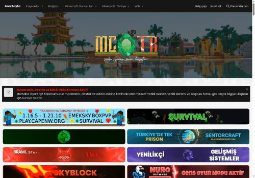 Türkiye'nin En Büyük Minecraft Türkiye Forumu