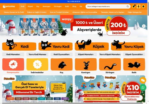 Petzzshop | Türkiye'nin En Büyük Online Pet Shop Mağazası