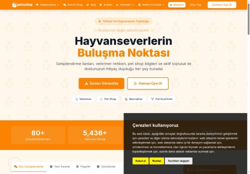 PetzzSosyal - Türkiye'nin En Kapsamlı Hayvansever Platformu