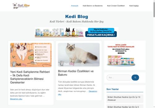 Kedi Blog Kedi Türleri - Kedi Bakımı Hakkında Her Şey