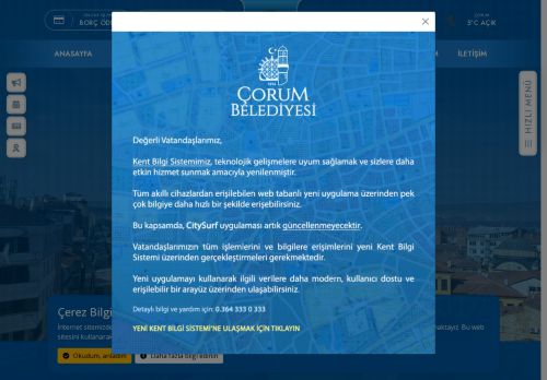 Anasayfa | Çorum Belediyesi
