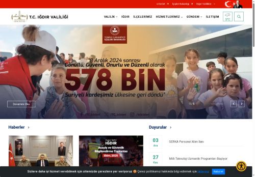T.C. IĞDIR VALİLİĞİ