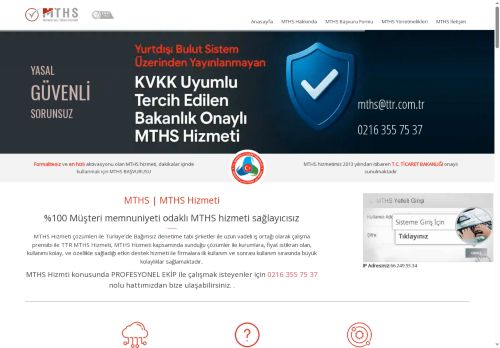 MTHS | MTHS Hizmeti | Merkezi Veritabanı Hizmet Sağlayıcı