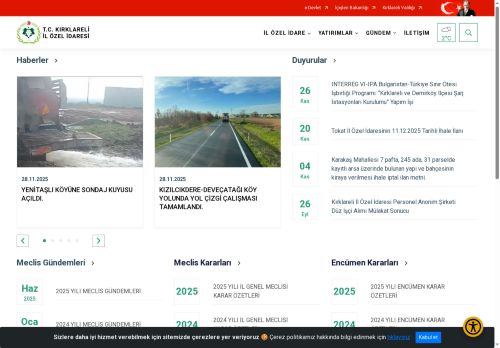 T.C. KIRKLARELİ İL ÖZEL İDARESİ