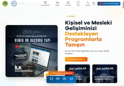 İstanbul Üniversitesi Uzaktan Eğitim Sertifika Programları