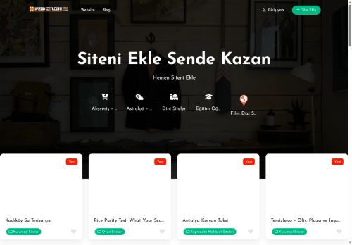 Örnek sayfa - Site Ekle Hit Kazan